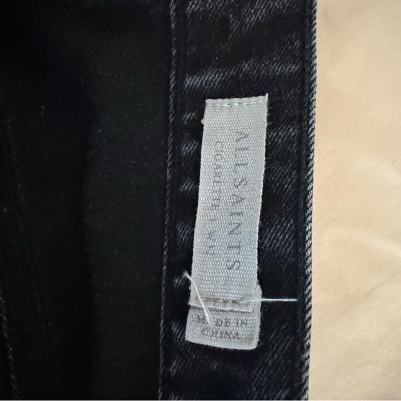 All Saints Black Slim Men's Jeans - Picture 3 of 3